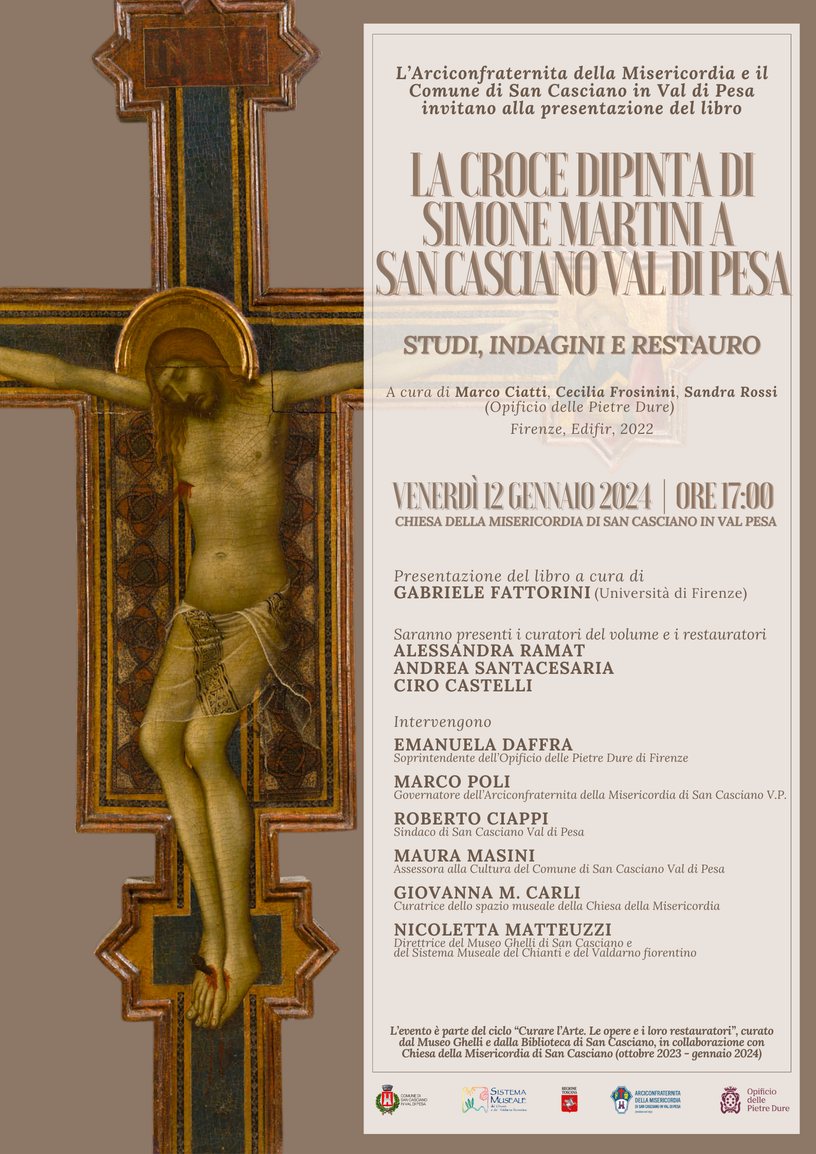 croce dipinta di Simone Martini